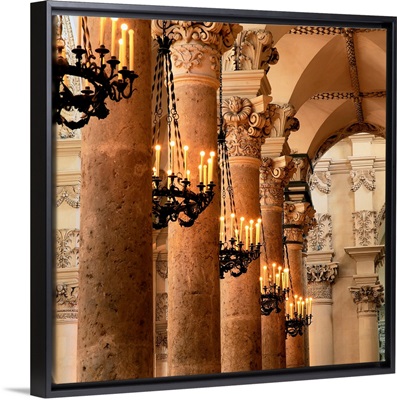 Italy, Puglia, Santa Croce Church, baroque stuccoes