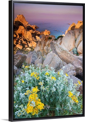 Italy, Sardinia, Typical granite rock formations of Gallura