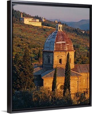 Italy, Tuscany, church of Santa Maria delle Grazie al Calcinaio near Cortona town