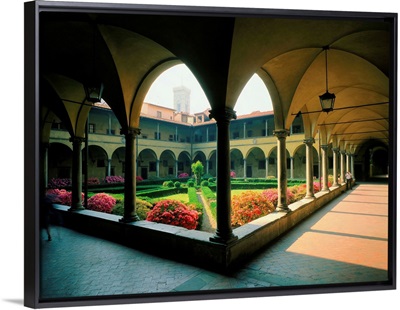 Italy, Tuscany, Florence, Saint Lorenzo Church, cloister