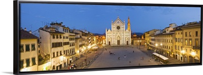 Italy, Tuscany, Florence, Santa Croce square and Santa Croce church