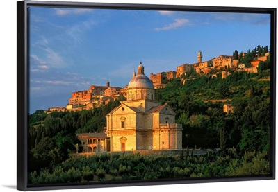 Italy, Tuscany, Montepulciano, Temple of Madonna di San Biagio