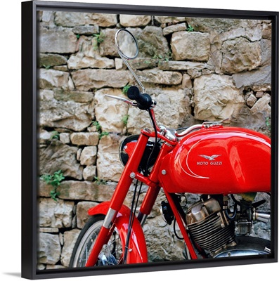 Italy, Tuscany, Moto Guzzi Motorcycle