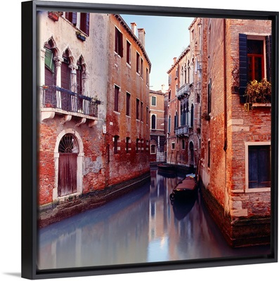 Italy, Venice, Canal, Canal near Santa Maria dei Miracoli church