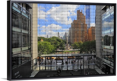 New York City, Central Park, Columbus Circle, View from the Time Warner building