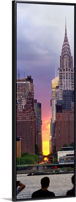 New York City, Manhattan, Chrysler Building, Manhattanhenge