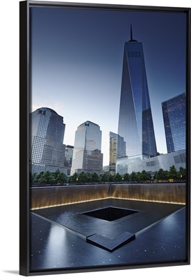 New York City, Manhattan, One World Trade Center, Ground Zero memorial