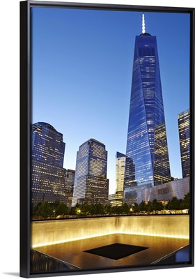 New York City, Manhattan, One World Trade Center, Ground Zero memorial