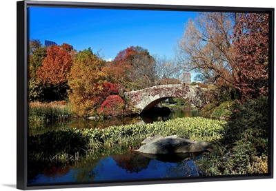 New York, New York City, Central Park, Gapstow Bridge