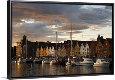 Norway, Hordaland, Scandinavia, Bergen, Bryggen (Hanseatic Quarter)