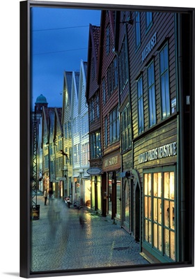 Norway, Scandinavia, Bergen, Bryggen (Hanseatic Quarter)