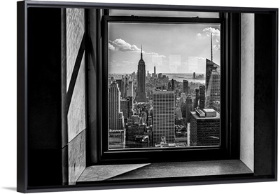 NYC, Manhattan, Rockefeller Center, Midtown cityscape from Top of the Rock