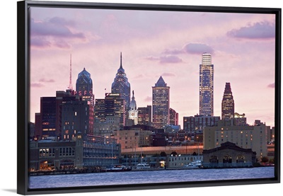 Pennsylvania, Philadelphia, Philadelphia's skyline over Delaware River