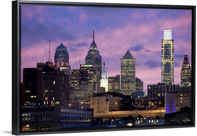 Pennsylvania, Philadelphia, Philadelphia's skyline over Delaware River