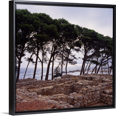 Spain, Catalonia, Costa Brava, Ampurias, greek and roman ruins