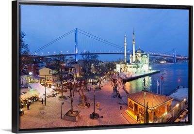 Turkey, Marmara, Middle East, Bosphorus, Istanbul, Ortakoy Mosque