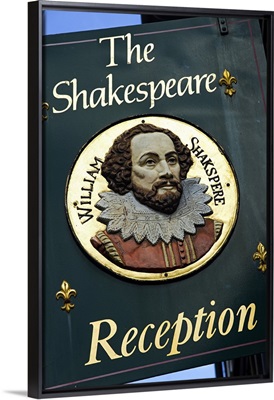 UK, England, Warwickshire, Stratford-upon-Avon, Pub sign