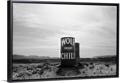 United States, Texas, Terlingua, water tank