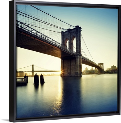 USA, New York City, Brooklyn Bridge