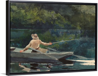 Casting, Number Two, by Winslow Homer, 1894, American painting