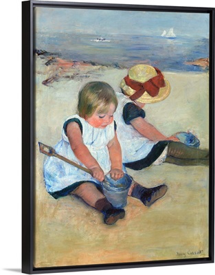 Children Playing on the Beach, by Mary Cassatt, 1884