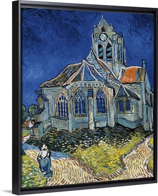 Church At Auvers, By Vincent Van Gogh, 1890. Musee D'Orsay, Paris, France