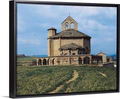 Church of Santa Mary of Eunate. 12th c. Romanesque style. Muruzabal, Navarre, Spain
