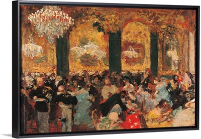 Dinner at the Ball, by Edgar Degas, 1879. Musee d'Orsay, Paris, France