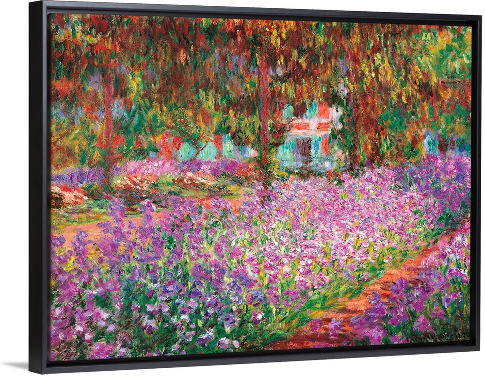 Monets Garden at Giverny, by Claude Monet, 1900, 20th Century, oil on canvas, cm 81 x 92 - France, Ile de France, Paris, M...