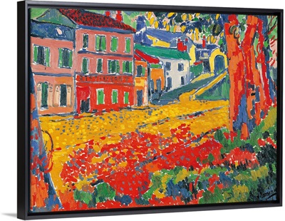 Restaurant La Machine at Bougival, by Maurice de Vlaminck, 1905. Musee d'Orsay, Paris