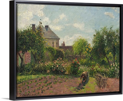 The Artist's Garden at Eragny, by Camille Pissarro, 1898