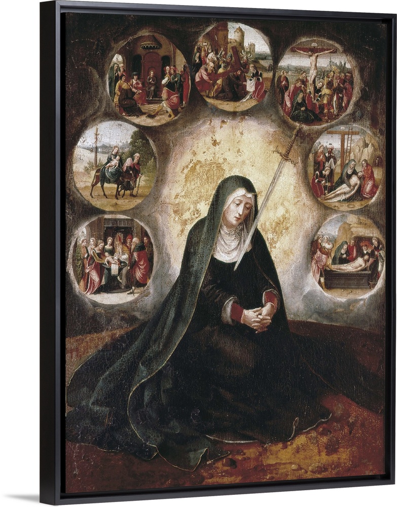 Virgin of the Seven SorrowsVirgin of the Seven SorrowsVirgin of the Seven Sorrows. 1520 - 1540. Painted by the Master of t...