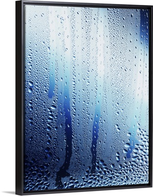 Water Droplets And Condensation On Glass