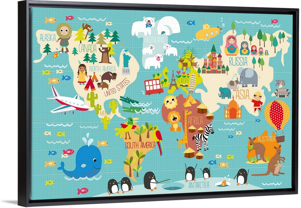 Children's World Map