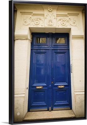Blue Door in Paris
