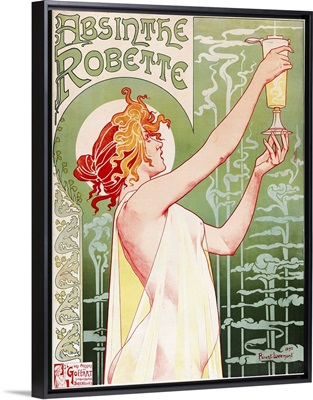 Absinthe Robette Poster By Henri Privat-Livemont