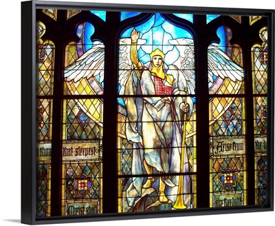 Angel Of The Resurrection Stained Glass Window By Louis Comfort Tiffany
