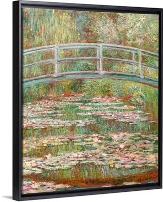 Bridge Over A Pond Of Water Lilies