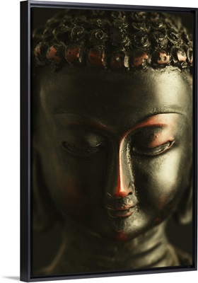 Close-up of a statue of Buddha