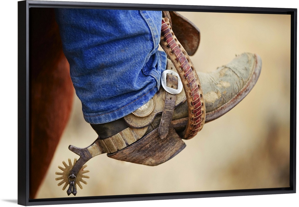 Cowboy Boot With Spur