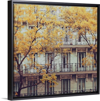 Facade of a c. 19th Century tenement house in central Madrid