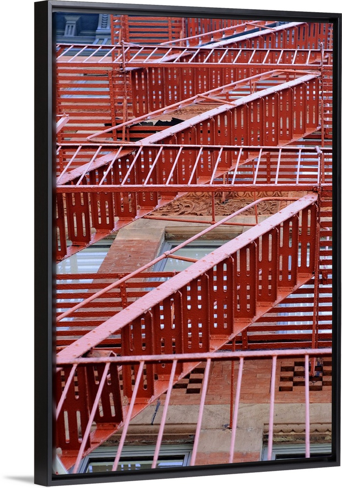 Fire Escape in Soho, Manhattan.