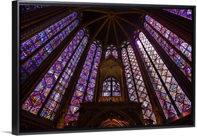 France, Paris, La Sainte-Chapelle interior