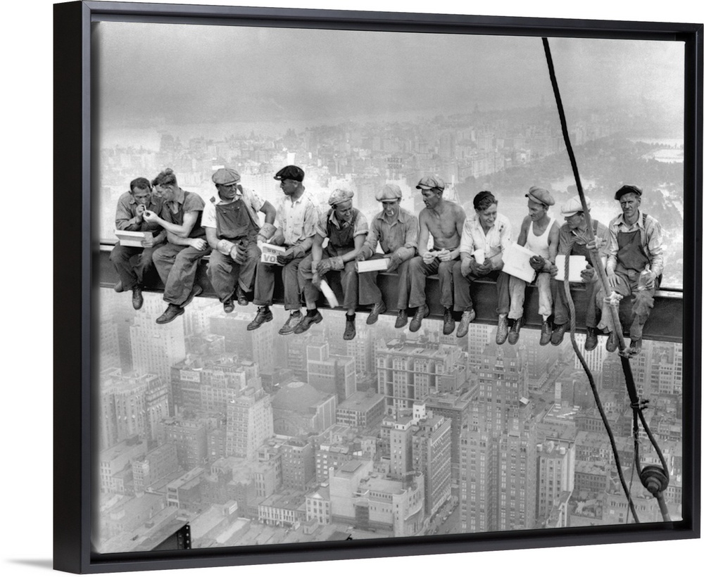 While New York's thousands rush to crowded restaurants and congested lunch counters for their noon day lunch, these intrep...