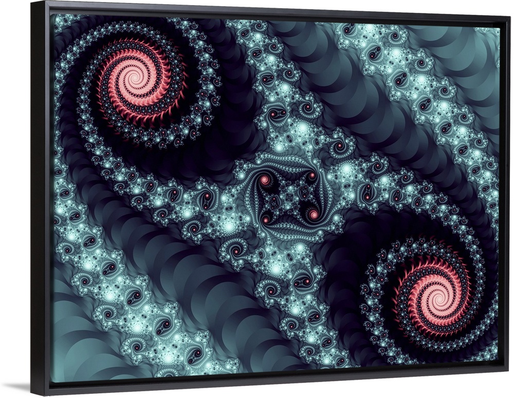 Mandelbrot fractal. Computer-generated image derived form a Mandelbrot Set.