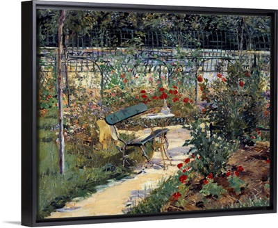 My Garden, the Bench by Edouard Manet