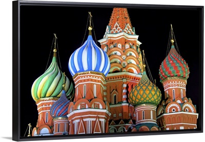 Saint Basil's Cathedral on Red Square, Moscow.