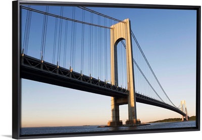 USA, New York State, New York City, Manhattan, Verrazano-Narrows Bridge