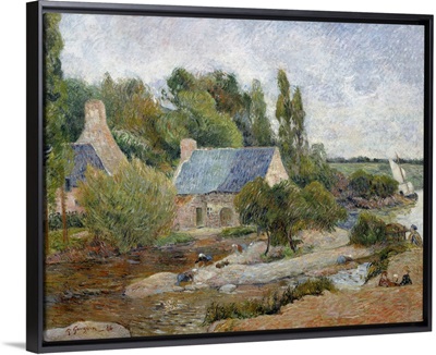 Washerwomen At Pont Aven