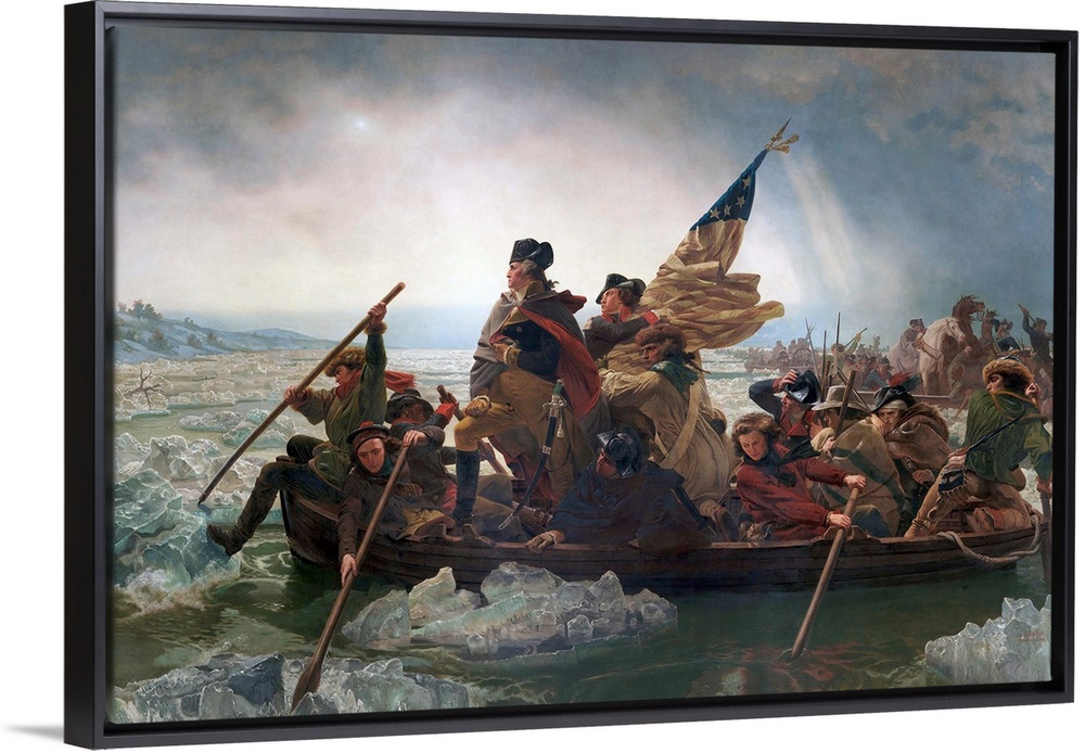 Emanuel Leutze (American, 1816-1868), Washington Crossing the Delaware, 1851, oil on canvas, 149 x 255 (378.5 x 647.7 cm),...
